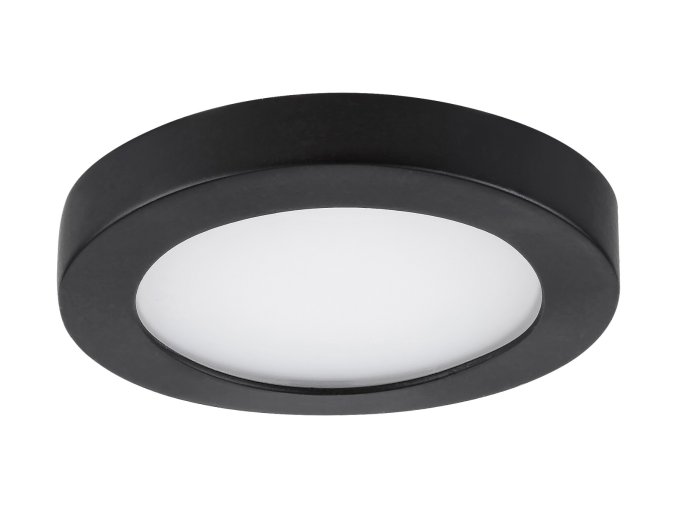 Černé vestavené LED svítidlo Coco 85mm 3W IP44