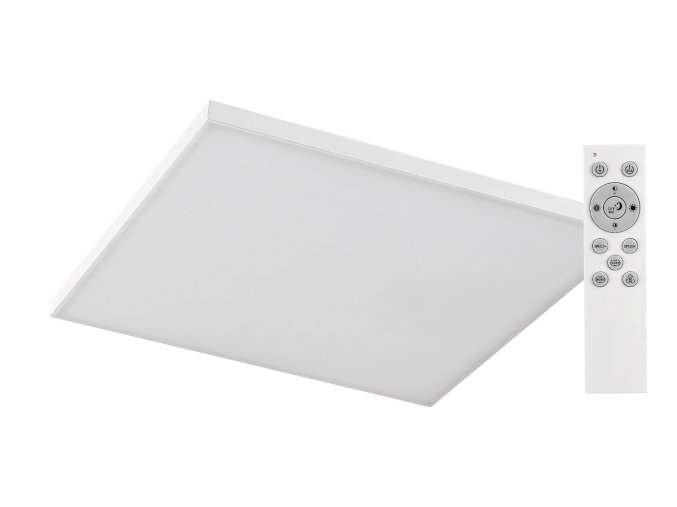 Bílé stropní LED svítidlo Faramir 400x400mm 24W RGB+CCT s DO