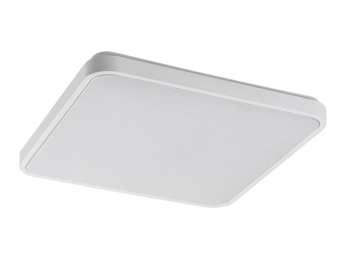 Bílé stropní LED svítidlo Samira hranaté 420x420mm 48W IP44