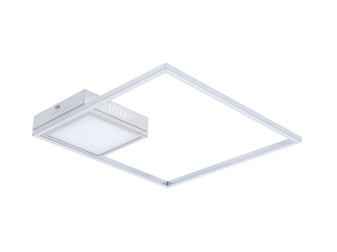 Chromové stropní LED svítidlo Sirius 400x400mm 30W