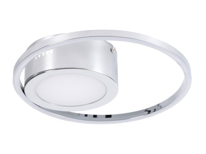 Chromové stropní LED svítidlo Sirius kulaté 300mm 20W