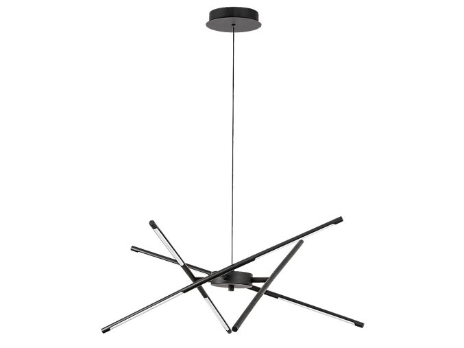 Černé závěsné LED svítidlo Henli 760mm 30W