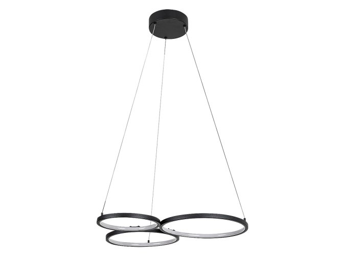 Černé závěsné LED svítidlo Formand 610mm 38W