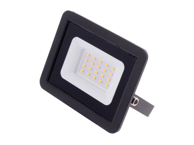 Černý LED reflektor 20W Economy