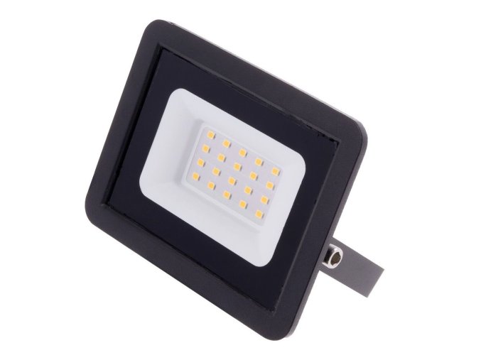 Černý LED reflektor 20W Economy