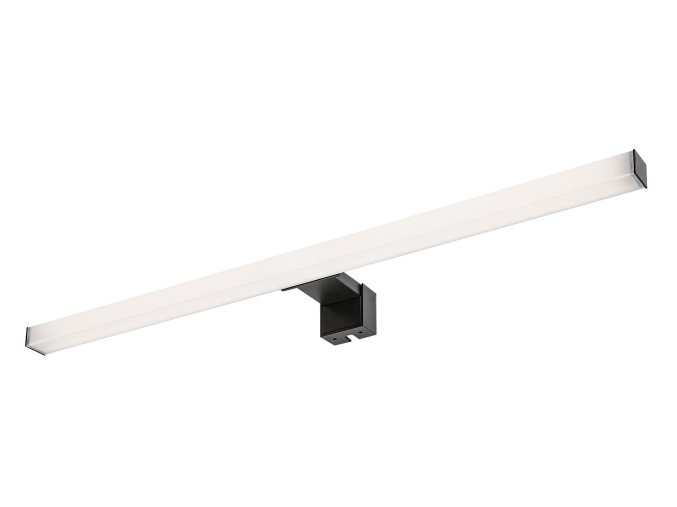 Černé LED svítidlo nad zrcadlo 3v1 Oliro 60cm 9W