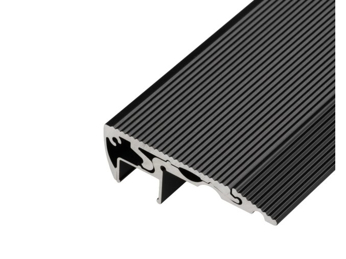 Schodišťový profil pro LED pásky SCH3 černý