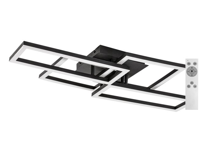 Černé stropní LED svítidlo Drusus 700mm 40W CCT s DO