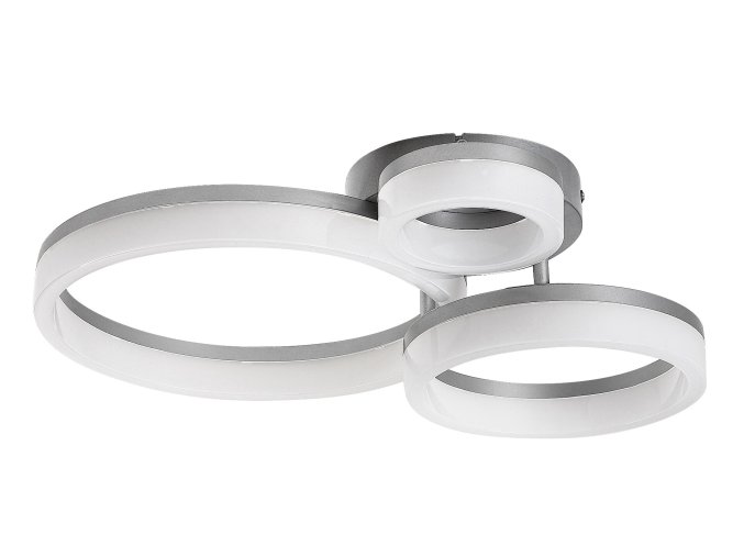 Chromové stropní LED svítidlo Amilia 510mm 24W CCT