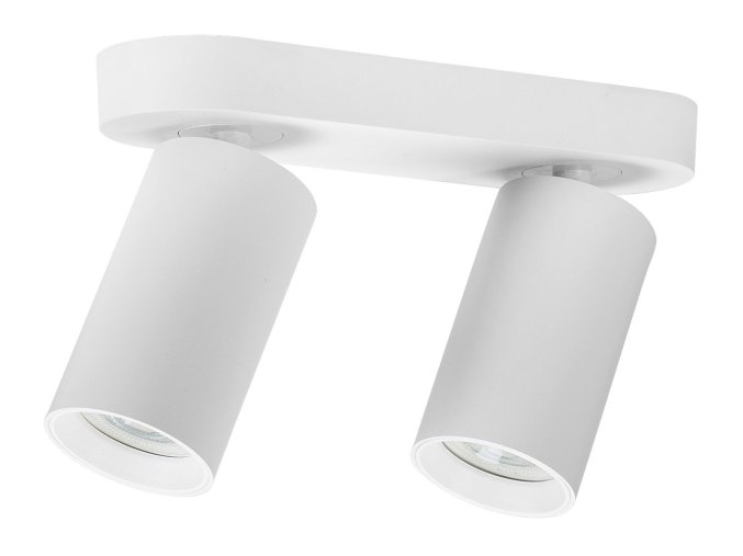 Bílé stropní svítidlo Yorli pro žárovku 2x GU10