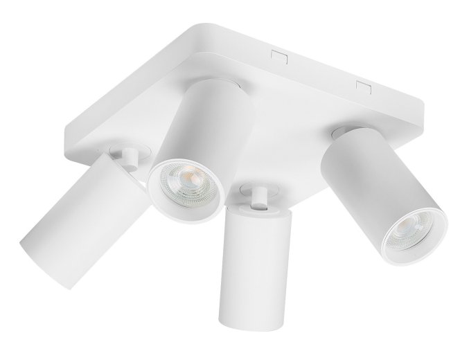 Bílé stropní svítidlo Yorli pro žárovku 4x GU10