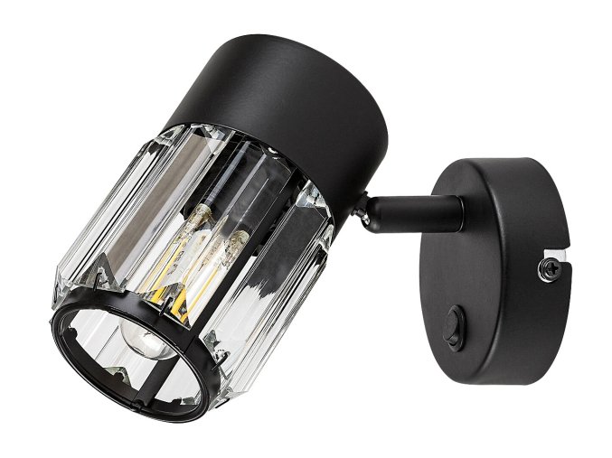 Černé bodové svítidlo Venaro pro žárovku E14