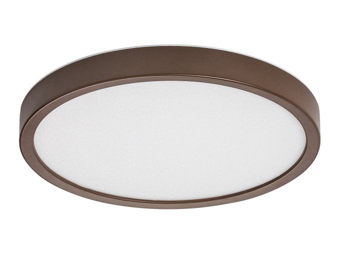 Hnědé stropní LED svítidlo Maurec 290mm 18W IP44 CCT