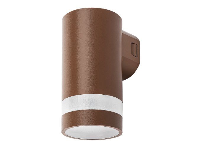 Hnědé fasádní LED svítidlo Urfa Line 9W IP65 CCT