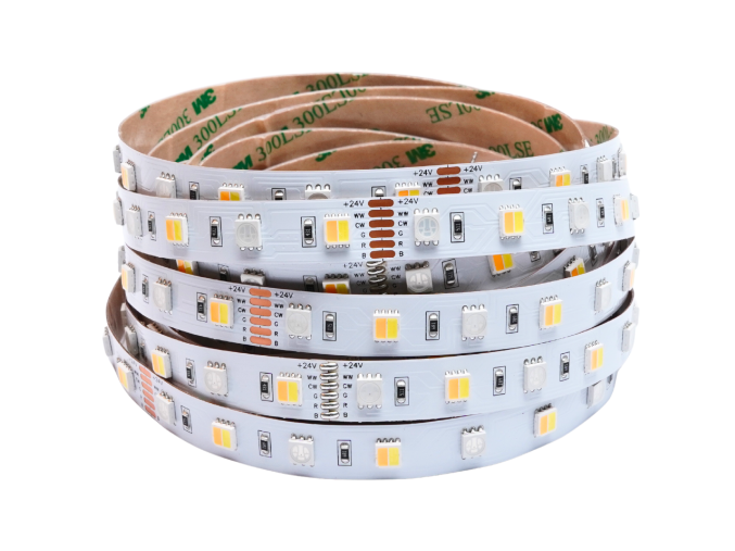 RGB+CCT LED pásek 12,5W/m 24V bez krytí IP20