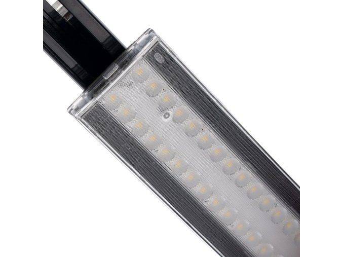 Černé lištové LED svítidlo 150cm 45-60W 90° 3F CCT