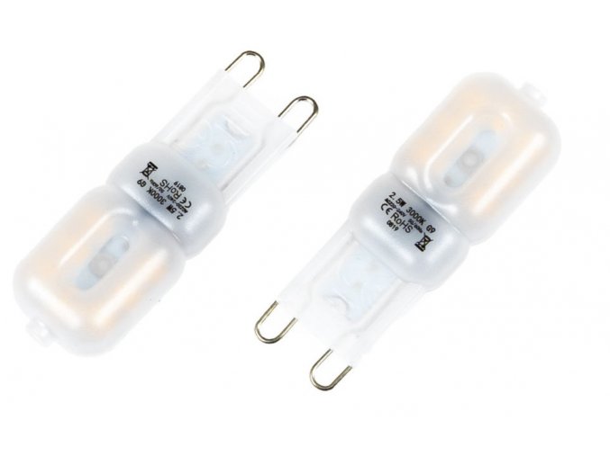 LED žárovka G9 2,5W (Barva světla Teplá bílá)