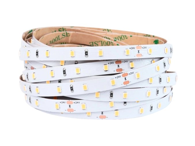 LED pásek 4,8W/m 24V bez krytí IP20