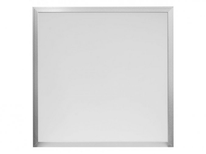 Stříbrný závěsný LED panel 600 x 600mm 40W Premium (Barva světla Teplá bílá)