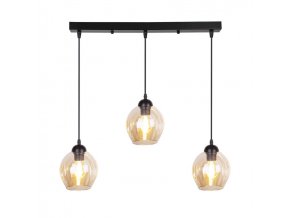 pol pl Lampa wiszaca szklana czarno brazowa 3xE27 Aspa 33 00606 71974 16