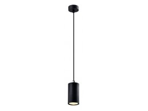 pol pl Lampa wiszaca czarna oprawa 1X25W GU10 10cm Tubo 31 78537 71844 2