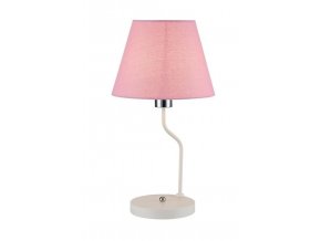 Růžová stolní lampa York Ledea pro žárovku E14