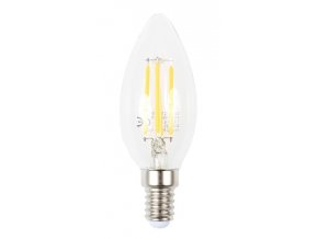 LED žárovka svíčka Filament 4W E14 stmívatelná