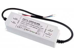 LED zdroj (trafo) hybrid CV+CC 24V 200W IP67
