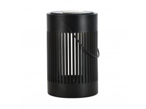 Černá LED solární lucerna 0,5W