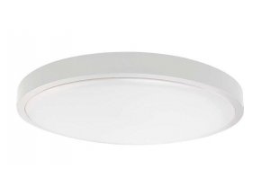 Bílé přisazené LED svítidlo Plano kulaté 250mm 18W IP44 Premium