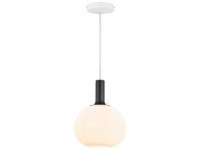 Závěsný lustr z opálového skla Alton pro žárovku E27 ø25cm