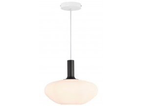 Závěsný lustr z opálového skla Alton pro žárovku E27 ø35cm