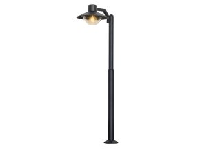 Černá zahradní lampa Cosmos pro žárovku E27 105cm