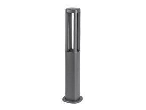 Antracitový zahradní LED sloupek Kalisz 7W IP54 50cm