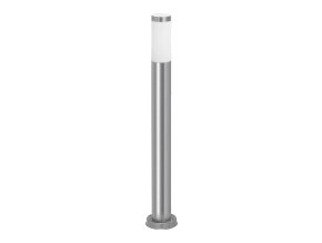 Chromový zahradní sloupek Inox Torch pro žárovku E27 65cm