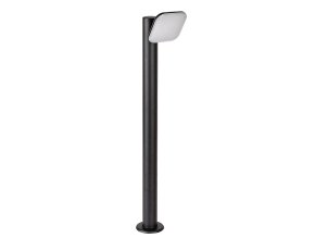 Černé zahradní LED sloupkové svítidlo Odiel náklopné 12W IP44 80cm