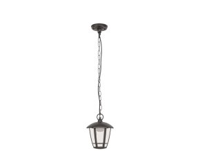Černé závěsné LED svítidlo Sorrento 8W IP44
