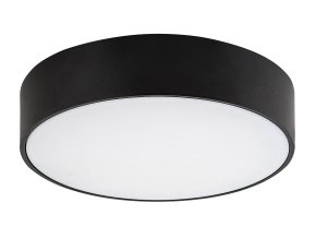 Černé stropní LED svítidlo Tartu kulaté 175mm 18W IP44 CCT