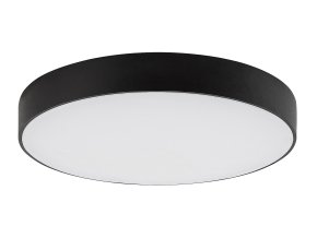 Černé stropní LED svítidlo Tartu kulaté 300mm 24W IP44 CCT