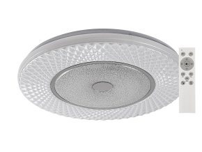 Chromové stropní LED svítidlo Tornado 480mm 72W CCT s DO