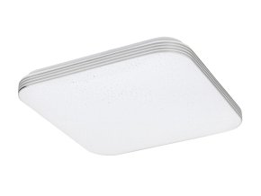 Bílé stropní LED svítidlo Oscar2 Star hranaté 330x330mm 18W