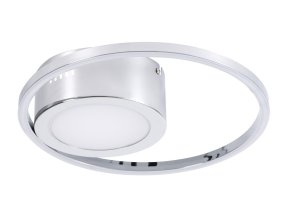 Chromové stropní LED svítidlo Sirius kulaté 300mm 20W