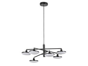 Černé závěsné LED svítidlo Madi 600mm 24W