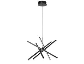 Černé závěsné LED svítidlo Matilde 560mm 48W