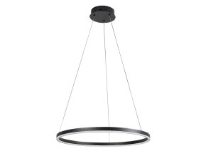 Černé závěsné LED svítidlo Isaure 600mm 35W CCT