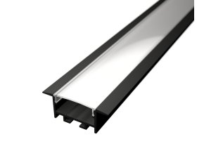 Vestavný profil pro LED pásky V26 černý