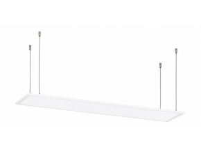 Bílý závěsný LED panel 30 x 120cm 16-35W Premium