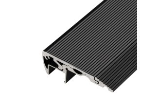 Schodišťový profil pro LED pásky SCH3 černý