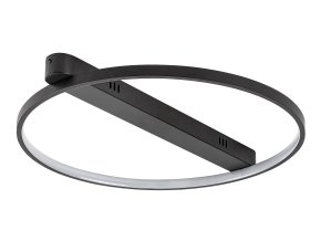 Černé stropní LED svítidlo Beliza 550mm 45W
