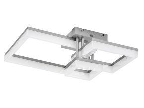 Chromové stropní LED svítidlo Amilia 470mm 22W CCT